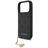 Guess 4G Charms Collection MagSafe-hylster til iPhone 17 Pro - sort
