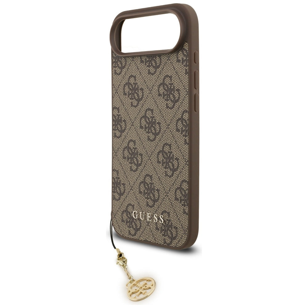 Guess 4G Charms Collection MagSafe case for iPhone Air - brown