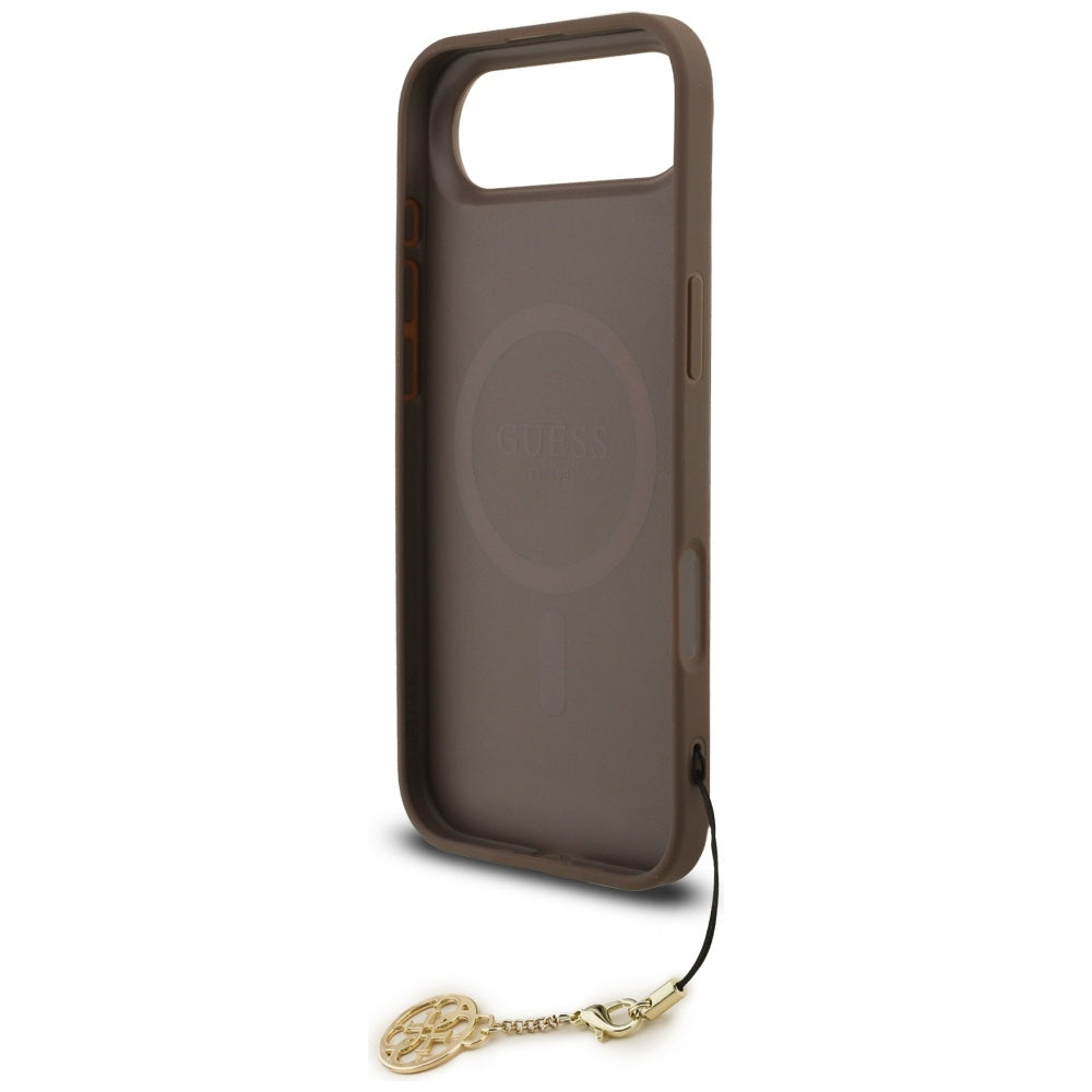 Guess 4G Charms Collection MagSafe case for iPhone Air - brown
