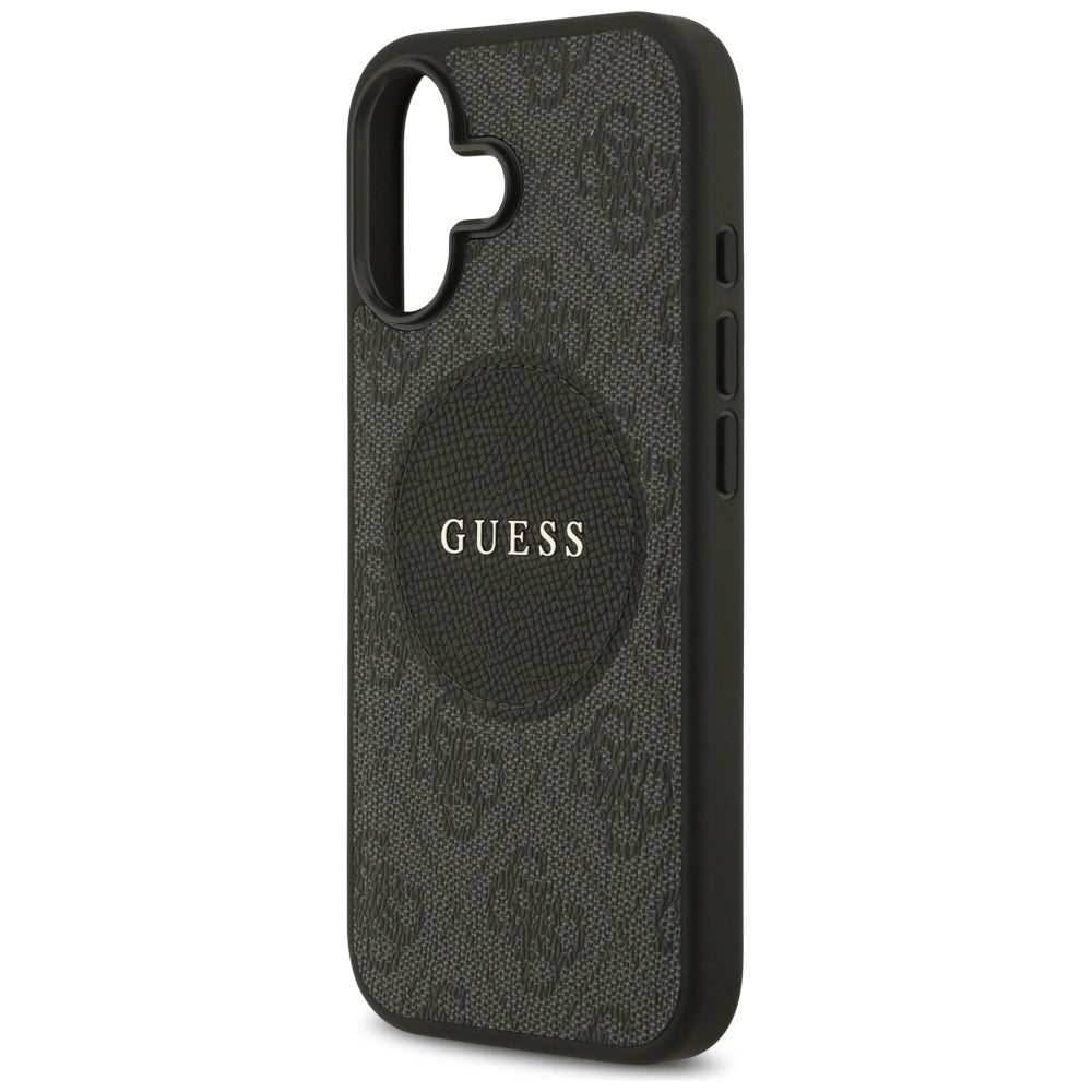 Guess 4G Circle Classic Logo MagSafe-hylster til iPhone 17 - sort
