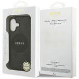 Guess 4G Circle Classic Logo MagSafe-hylster til iPhone 17 - sort