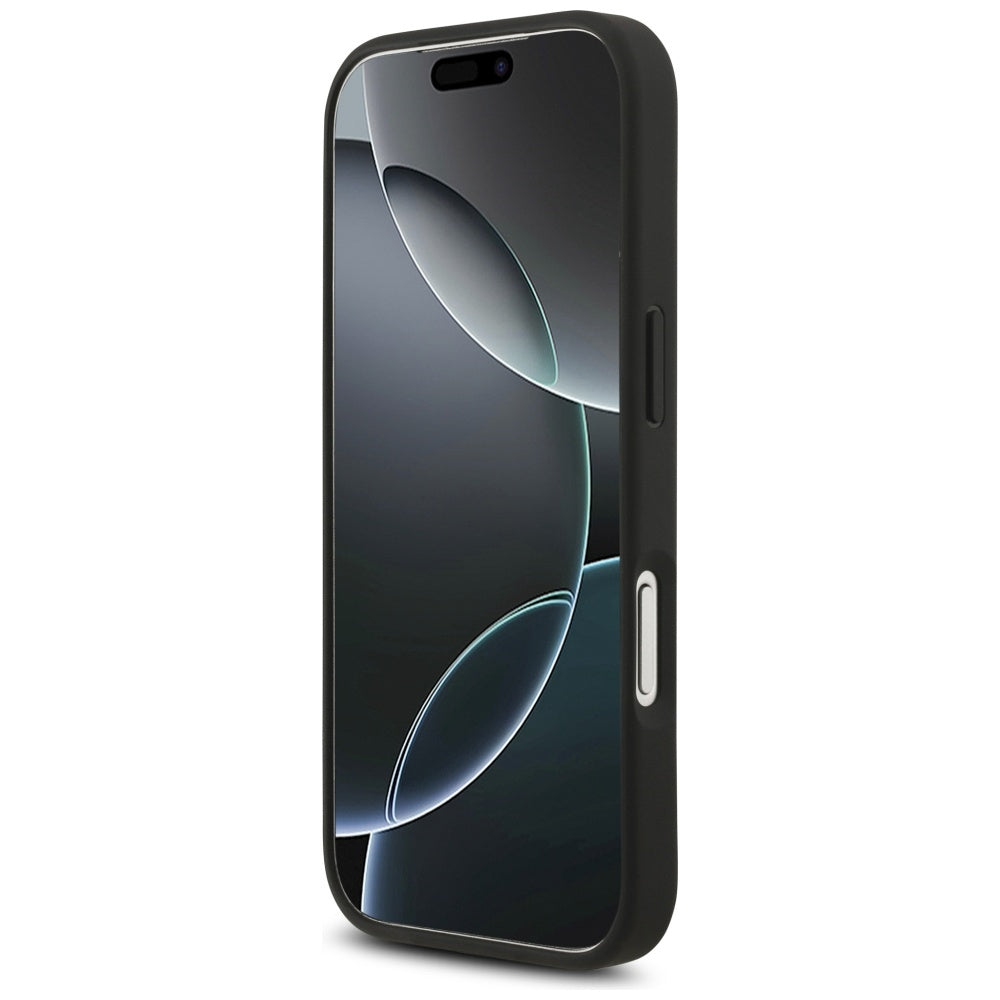 Guess 4G Circle Classic Logo MagSafe case for iPhone 17 Pro - black