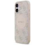 Guess 4G Circle Classic Logo MagSafe Case til iPhone 17 - Pink