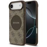 Guess 4G Circle Classic Logo MagSafe-kasse til iPhone Air - brun