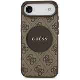 Guess 4G Circle Classic Logo MagSafe-kasse til iPhone Air - brun