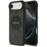 Guess 4G Circle Classic Logo MagSafe fodtøj til iPhone Air - sort