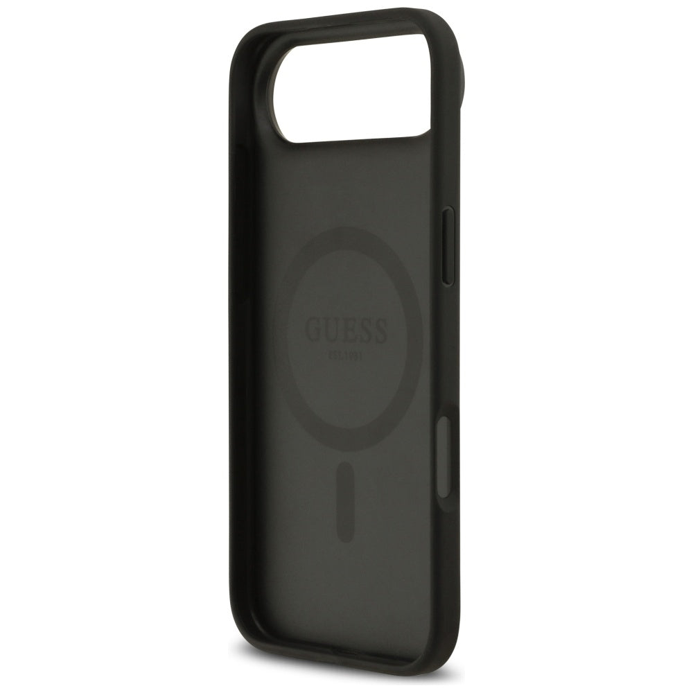 Guess 4G Circle Classic Logo MagSafe fodtøj til iPhone Air - sort