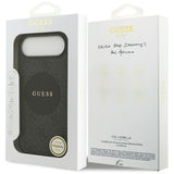 Guess 4G Circle Classic Logo MagSafe fodtøj til iPhone Air - sort