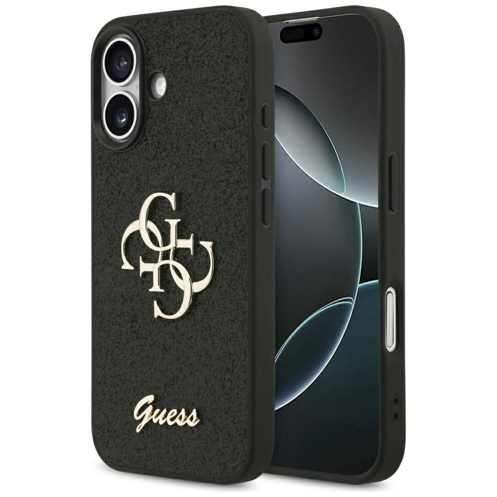 Guess 4G Strap 4G Classic Logo Case til iPhone 17 - sort