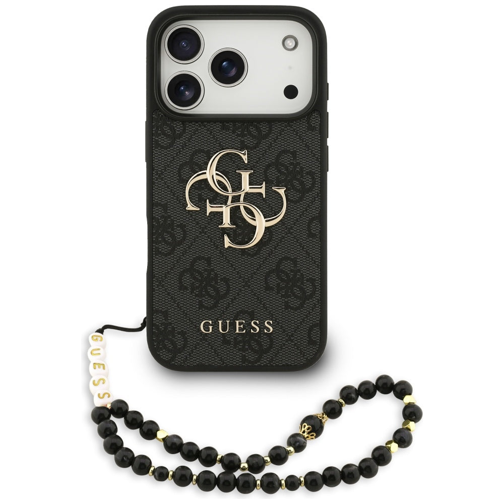 Guess 4G Strap 4G Classic Logo Case til iPhone 17 Pro - sort