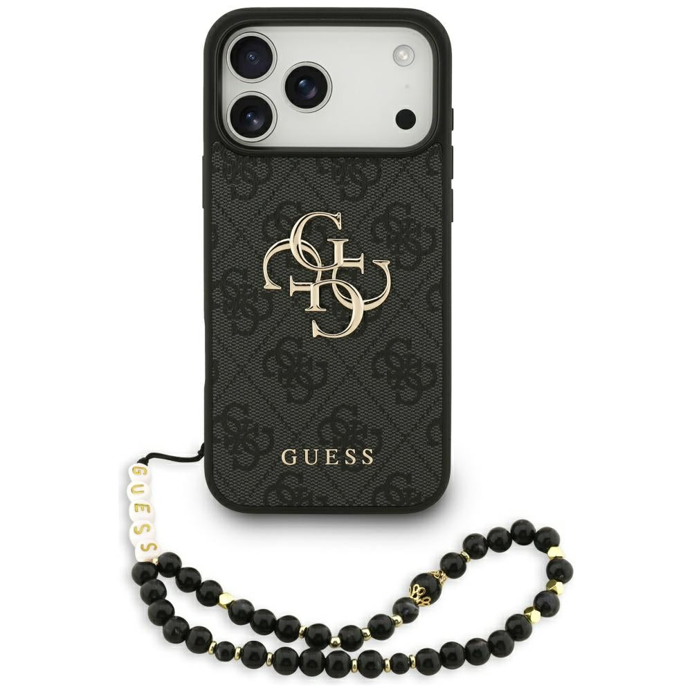 Guess 4G Strap 4G Classic Logo Case til iPhone 17 Pro Max - sort