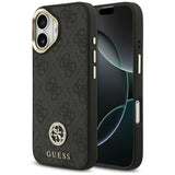 Guess 4G Strass Logo MagSafe-hylster til iPhone 17 - sort