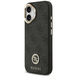 Guess 4G Strass Logo MagSafe-hylster til iPhone 17 - sort