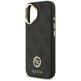 Guess 4G Strass Logo MagSafe-hylster til iPhone 17 - sort