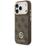 Guess 4G Strass Logo MagSafe-hylster til iPhone 17 Pro - brun