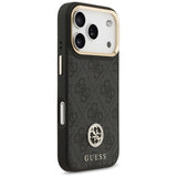 Guess 4G Strass Logo MagSafe-hylster til iPhone 17 Pro - sort
