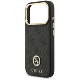 Guess 4G Strass Logo MagSafe-hylster til iPhone 17 Pro - sort