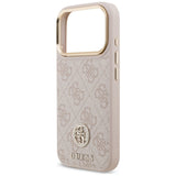 Guess 4G Strass Logo MagSafe Case til iPhone 17 Pro - Pink
