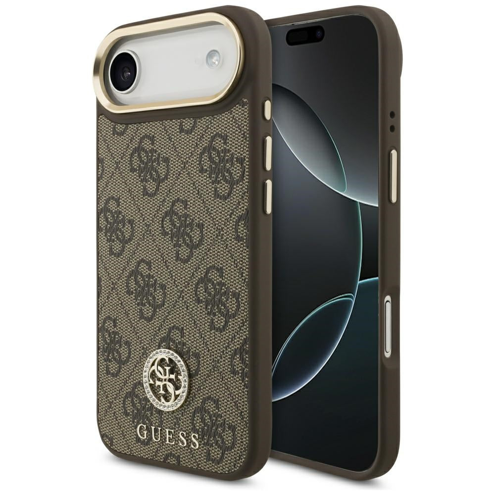 Guess 4G Strass Logo MagSafe Case til iPhone Air - Brunt