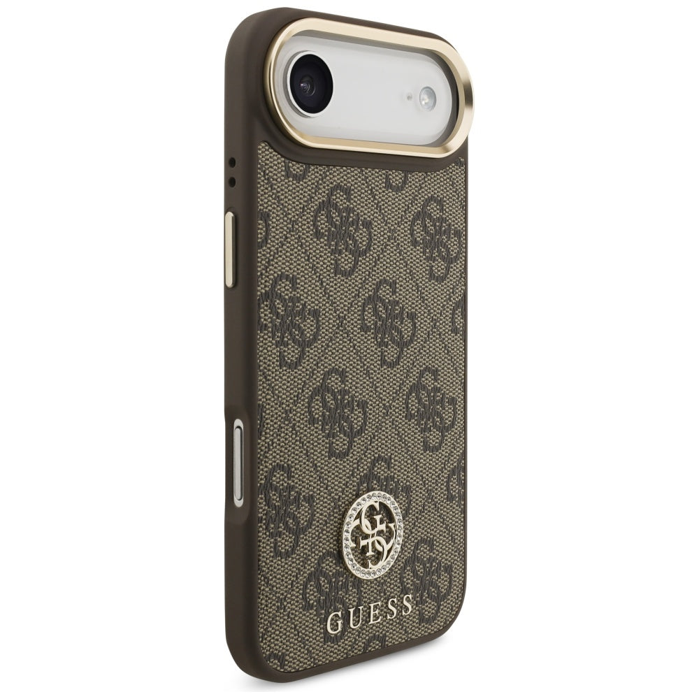 Guess 4G Strass Logo MagSafe Case til iPhone Air - Brunt