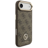 Guess 4G Strass Logo MagSafe Case til iPhone Air - Brunt
