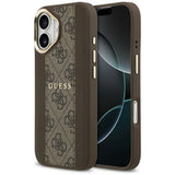 Guess 4G Stripe MagSafe-fodral til iPhone 17 - brun