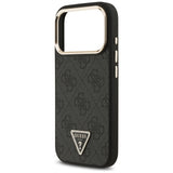Guess 4G Triangle Logo MagSafe Case til iPhone 17 Pro - sort og guld