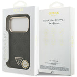 Guess 4G Triangle Logo MagSafe Case til iPhone 17 Pro - sort og guld
