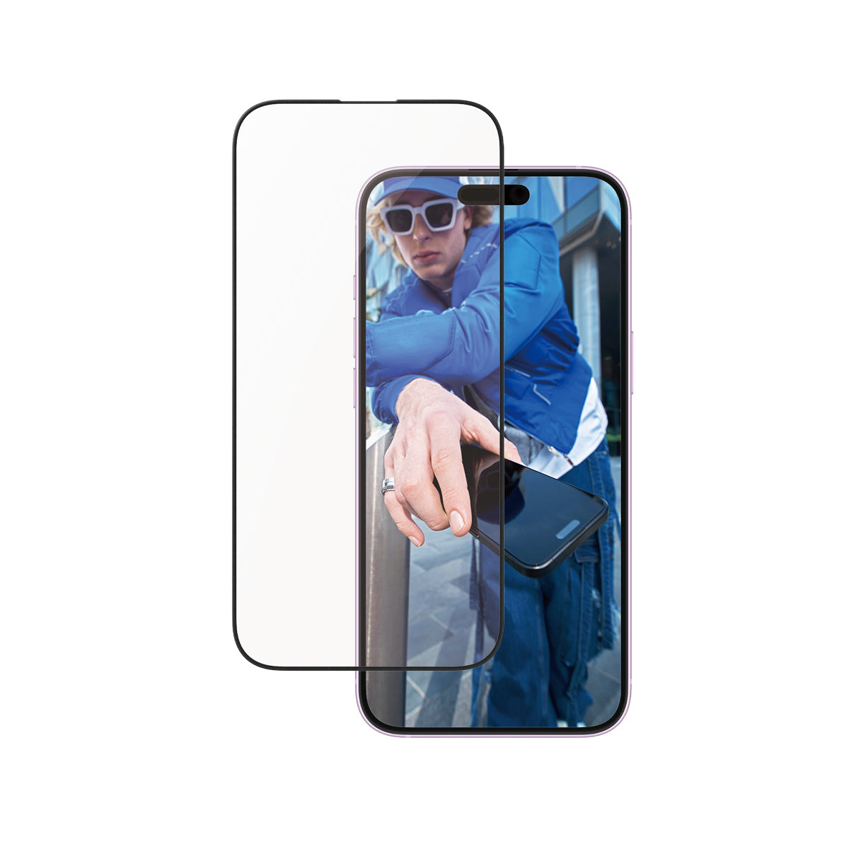 PanzerGlass Aluminium Ramme Skærmbeskytter Apple Iphone 16 Plus, 15 Plus