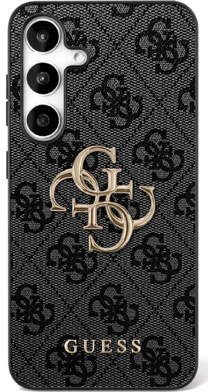 Guess Big 4G Classic Logo-hylster til Samsung Galaxy S25 FE - sort