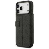 Guess Book 4G Metal Logo Case til iPhone 17 Pro Max - sort