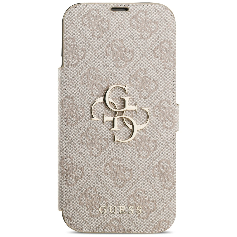 Guess Book 4G Metal Logo Case til iPhone 17 Pro Max - Pink