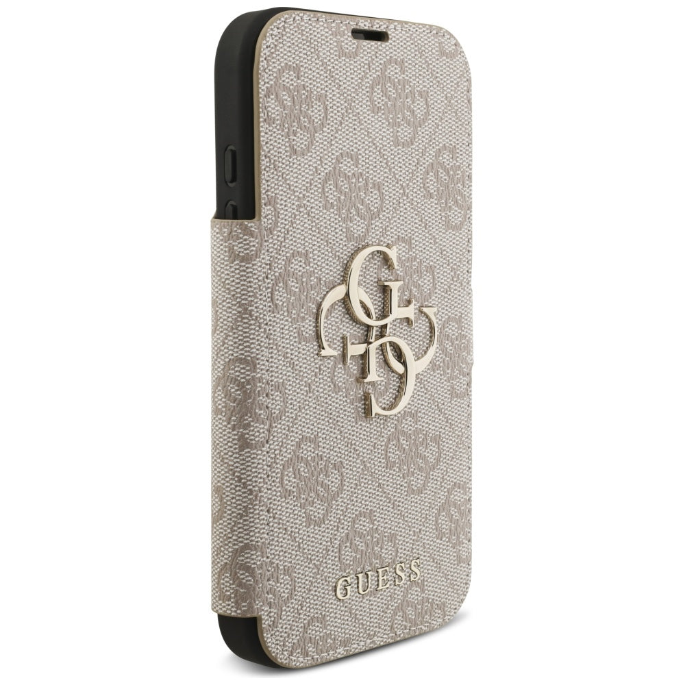 Guess Book 4G Metal Logo Case til iPhone 17 Pro - Pink