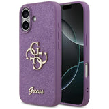 Guess Fixed Glitter Big 4G case til iPhone 17 - lilla