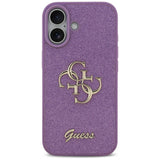 Guess Fixed Glitter Big 4G case til iPhone 17 - lilla