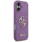 Guess Fixed Glitter Big 4G case til iPhone 17 - lilla