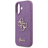 Guess Fixed Glitter Big 4G case til iPhone 17 - lilla
