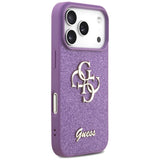 Guess Fixed Glitter Big 4G case til iPhone 17 Pro - lilla