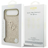Guess Fixed Glitter Big 4G-kasse til iPhone Air - guld