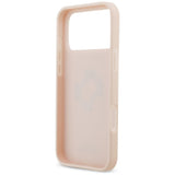Guess Grained Big 4G & Classic Logo Case til iPhone 17 Pro Max - Pink
