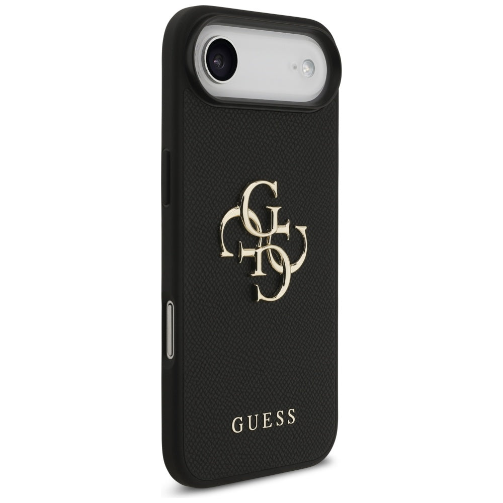 Guess Grained Big 4G & Classic Logo-kasse til iPhone Air - sort
