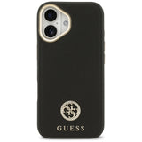 Guess Grained Strass Logo MagSafe-fodral til iPhone 17 - sort