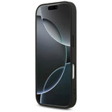 Guess læder 4G Triangle Strass MagSafe Case til iPhone 17 Pro - sort