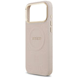Guess Peony Hot Stamp MagSafe Case til iPhone 17 Pro Max - Pink