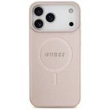 Guess Saffiano Classic Logo MagSafe Case til iPhone 17 Pro Max - Pink