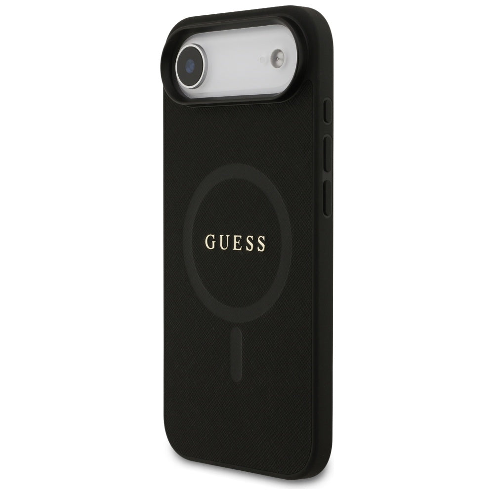 Guess Saffiano Classic Logo MagSafe-kasse til iPhone Air - sort