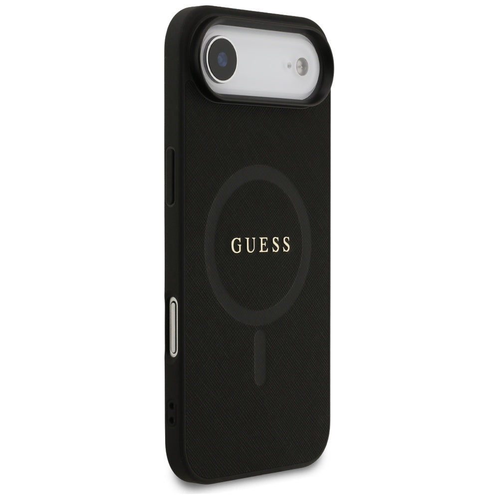 Guess Saffiano Classic Logo MagSafe-kasse til iPhone Air - sort