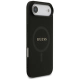 Guess Saffiano Classic Logo MagSafe-kasse til iPhone Air - sort