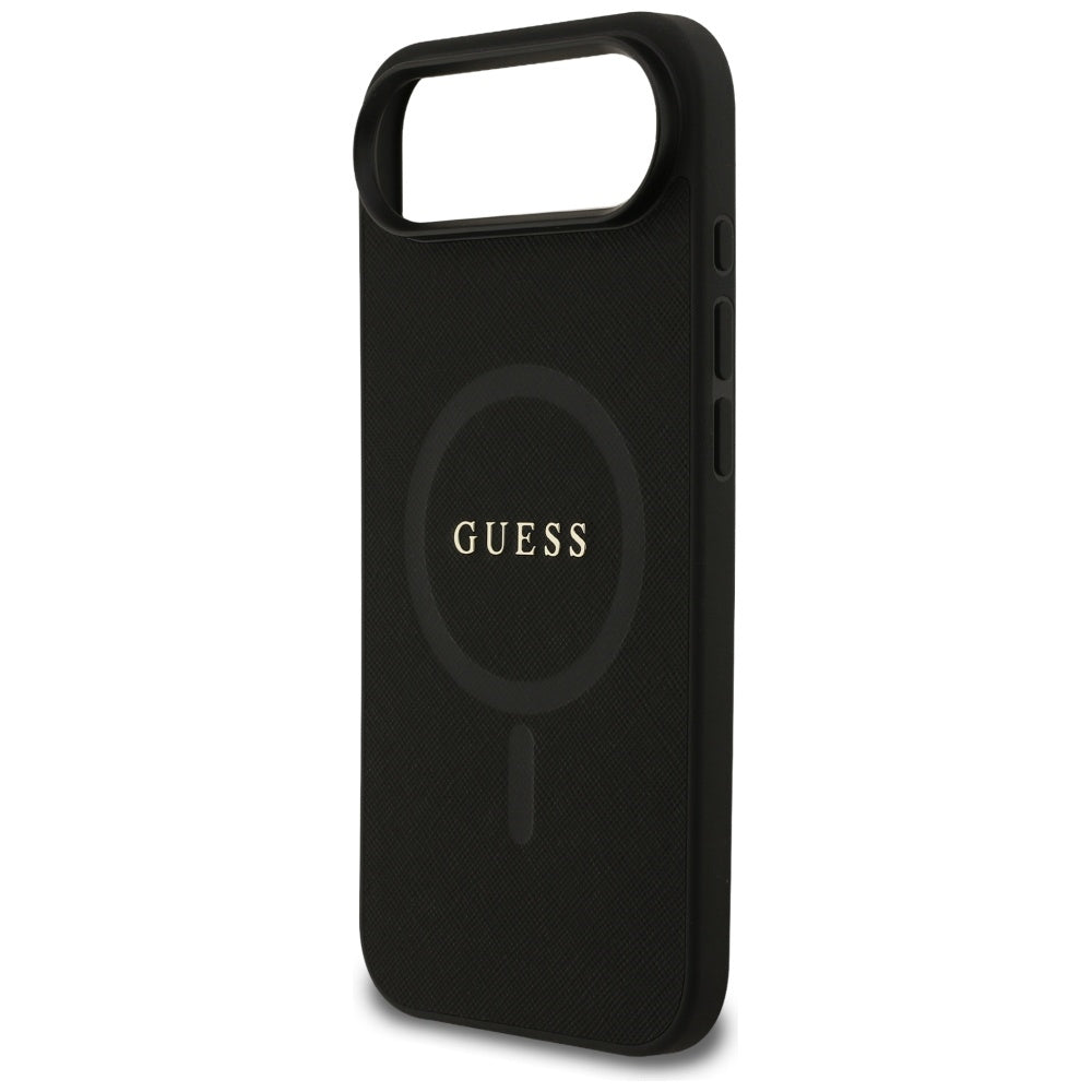 Guess Saffiano Classic Logo MagSafe-kasse til iPhone Air - sort