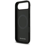 Mercedes læder Large Laurel Leave MagSafe fodtøj til iPhone Air - sort